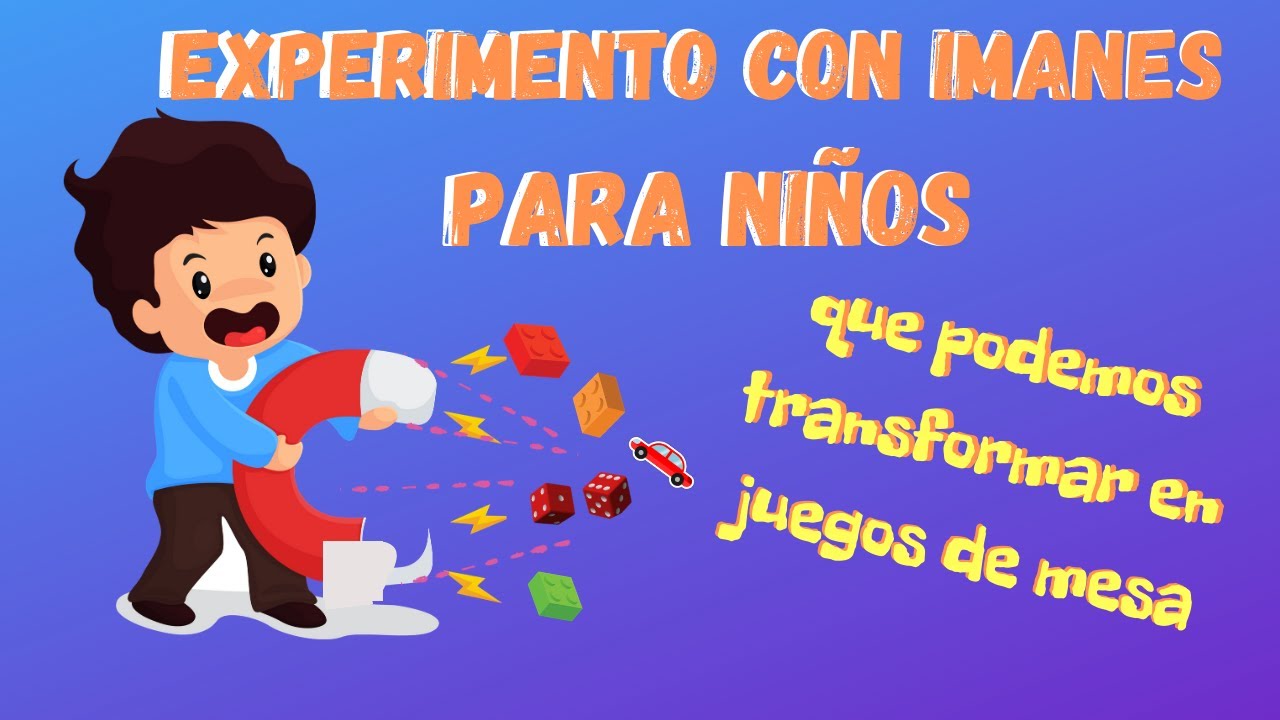 experimentos con imanes para niños