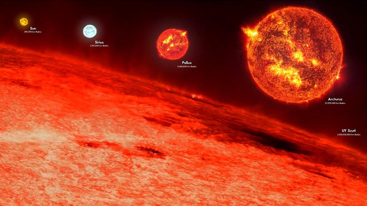 las estrellas mas grandes del universo