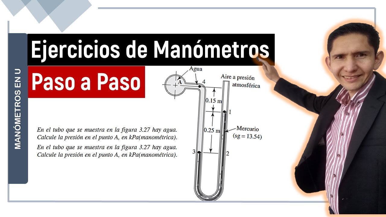 manometro de tubo en u