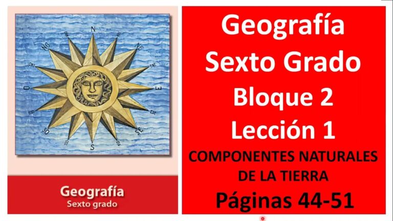 Descubre la Página 51 de Geografía 6 Grado: Contenido Clave y Recursos