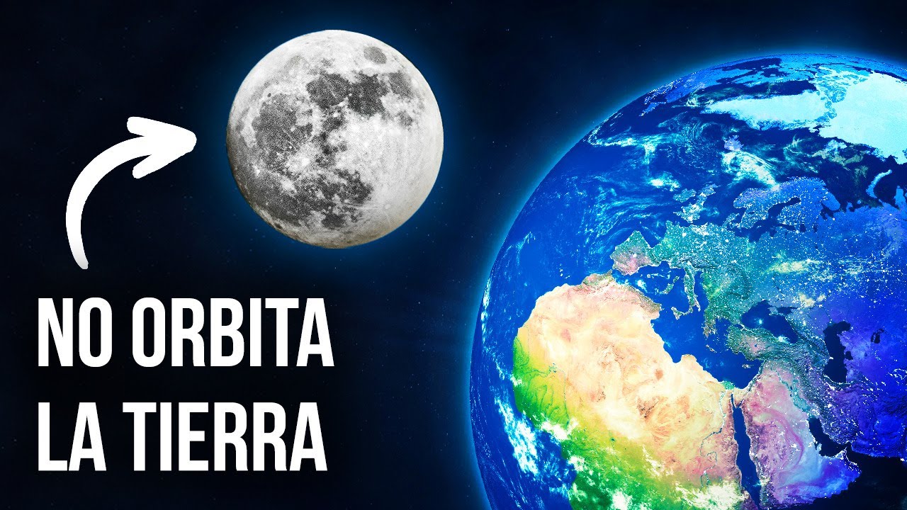 por que la luna gira alrededor de la tierra