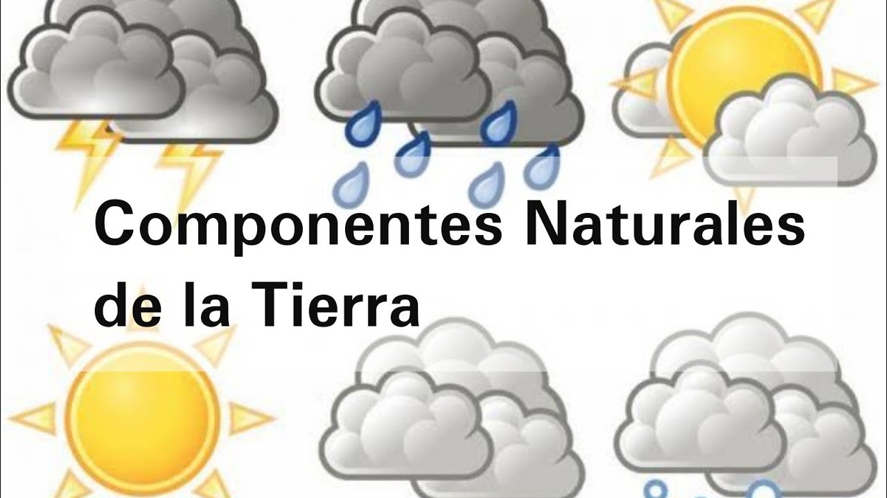 que son los componentes naturales de la tierra
