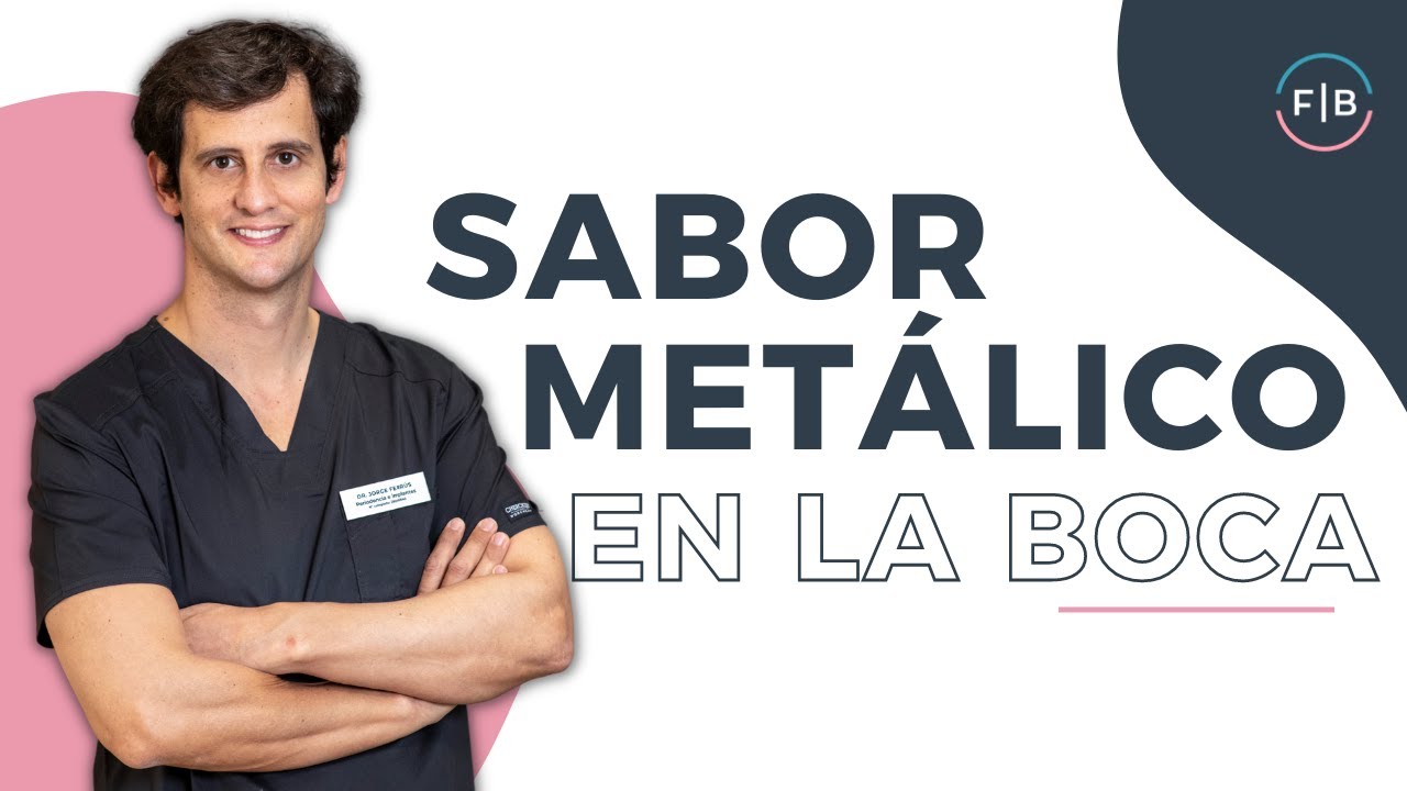 sabor metálico en la boca y lengua blanca