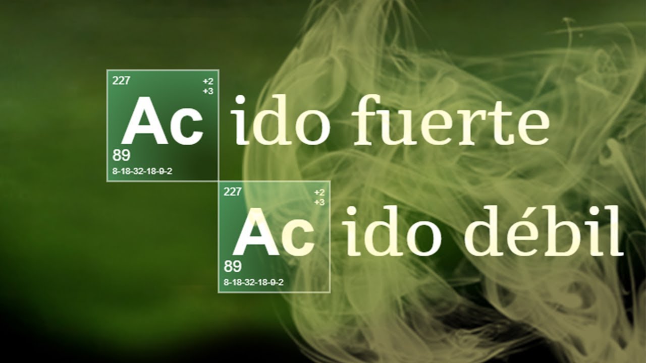 acidos y bases fuertes y debiles
