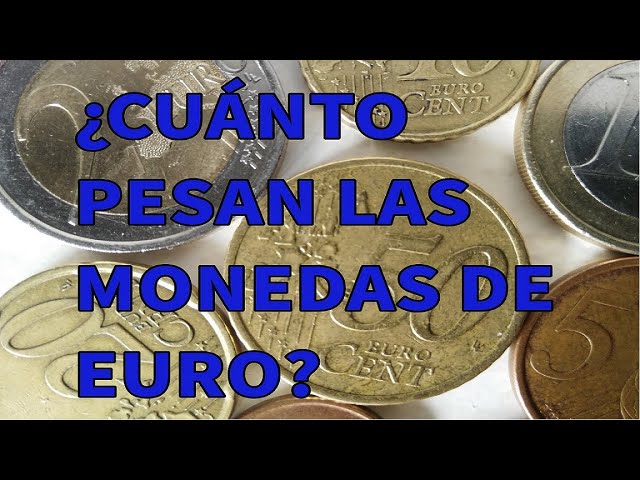 cuanto pesa una moneda de 1 euro