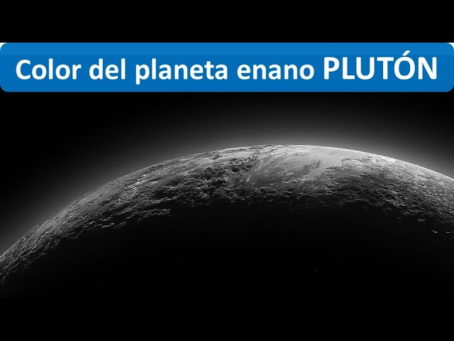 de qué color es el planeta plutón