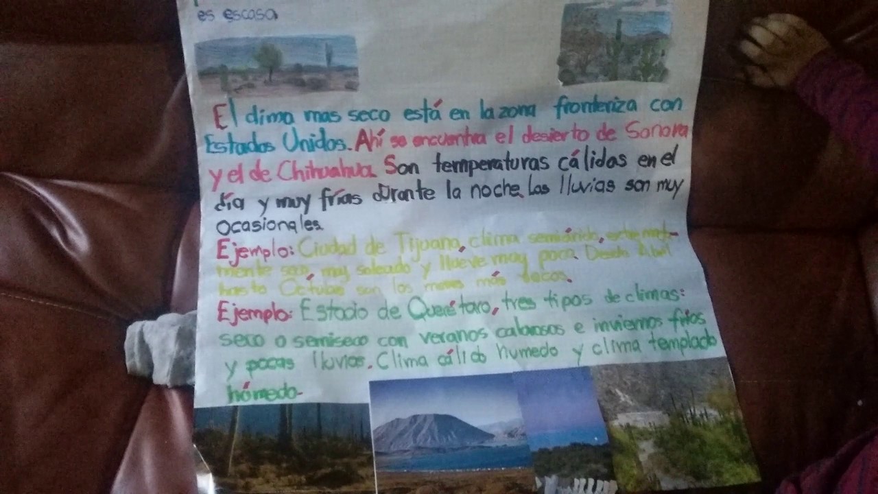 qe estados tienen regiones con clima seco