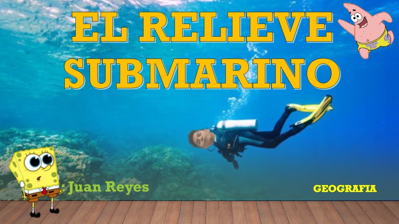 que es el relieve submarino