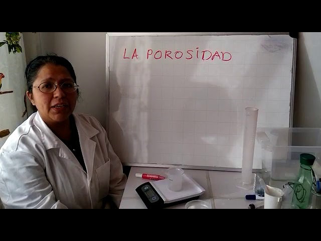 que es porosidad en quimica