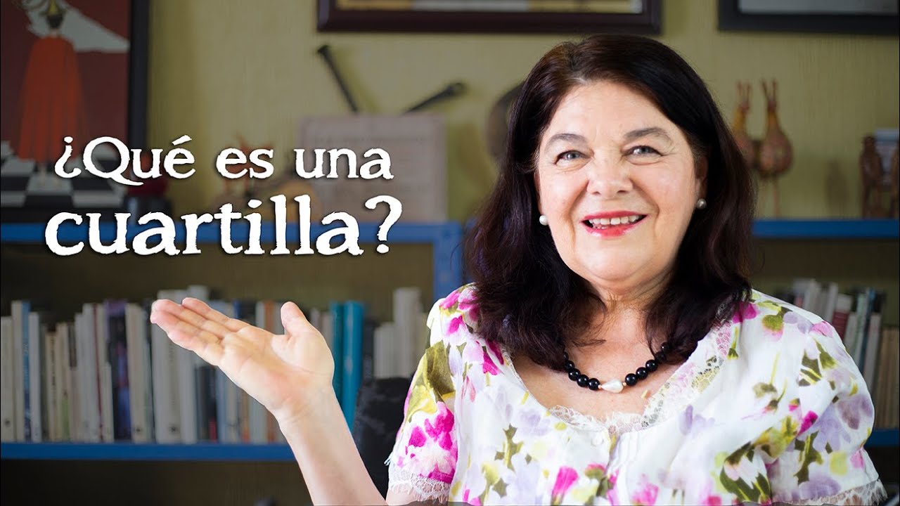 una cuartilla de hoja de libreta