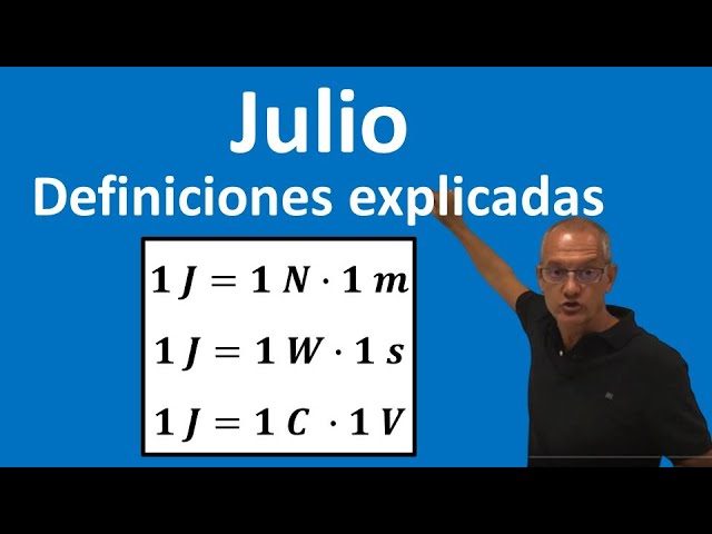 unidad en que se mide la energía