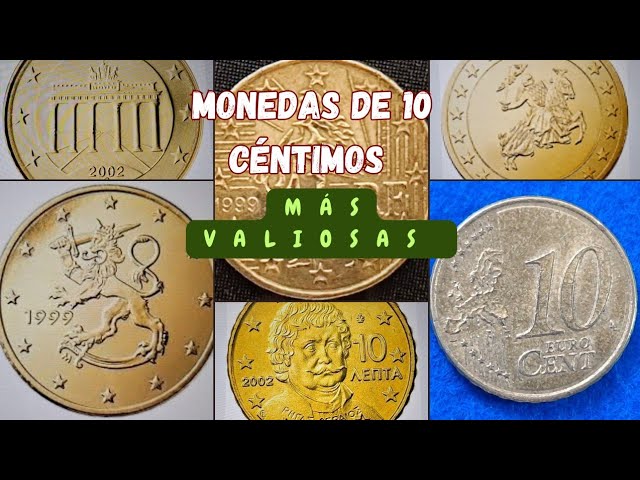 monedas de 1 2 y 5 céntimos valiosas